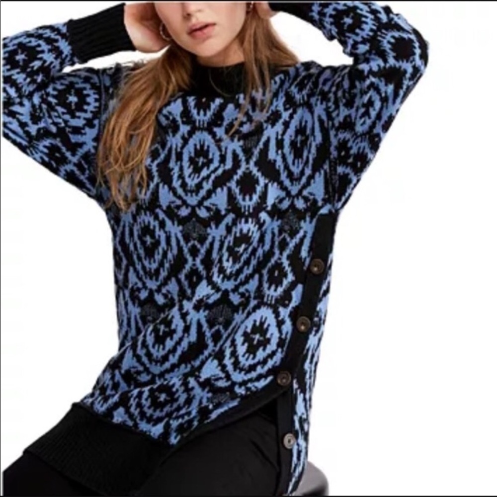 Free People Women’s sweater tunic dress -size medium- New-Washed-never Used